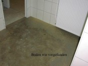 Boden vorher